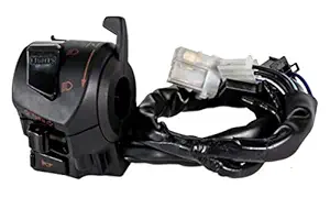 Uno Minda Sw-0659Ay Handle Bar Switch- Left Side - Self Start for Hero-Cbz Xtreme 2014 (White & Black)