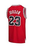 VICTOREM NBA Michael Jordan #23 Camiseta de Baloncesto para Hombres Chicago...