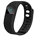 Produktbild Sunheit Smart Armbanduhr Intelligente Band Schrittzähler Armband Aktivität Tracker Schlaf Uberwachung Schrittzähler Bluetooth Smart Watch mit Android Smartphone (Schwarz)