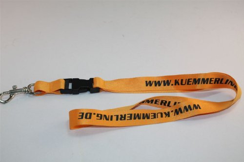Preisvergleich Produktbild KÜMMERLING ORANGE Schlüsselband Lanyard K4