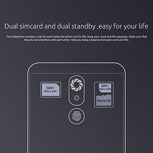 CUBOT R9 In Offerta Smartphone Ultra Sottile 5 Pollici Touch Display, Android 7.0 Telefono Cellulare, 2GB + 16GB, 13MP Fotocamera Posteriore 5MP Fotocamera Frontale, Sensore dell'Impronta Digitale 0.1s, Supporto GPS, Bluetooth BLU [CUBOT UFFICIALE]