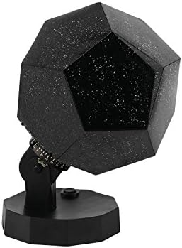 DIY Science Sky Projection Night Light , Gloryshine 5th Generation Projector Lamp Rotating Phantom Star Projector Night Lamp with 12 Romantic Constellation for Children Adults Bedroom - Three Colour