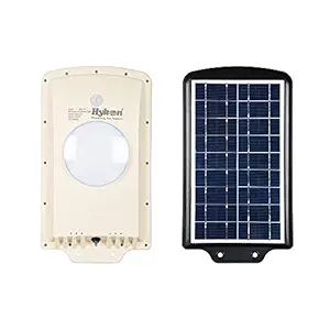 Hykon Solar Street Light Automatic on Off/Solar Lights for Garden and Outdoor Waterproof 6 Watts All in one Street Light Solo 6 with inbuilt Solar Panel & lithum Battery.