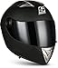 Produktbild SOXON® ST-550 „Fighter“ ·Integral-Helm · Full-Face Motorrad-Helm Roller-Helm Scooter-Helm Cruiser · ECE Visier Schnellverschluss Tasche M (57-58cm)