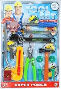 Catron Toys for Kids, Pretend Playset, Tool Set Construction Tools,Pack of Role Play Engineer Workshop Tool Kit for Kids (Multicolor)-Random Set