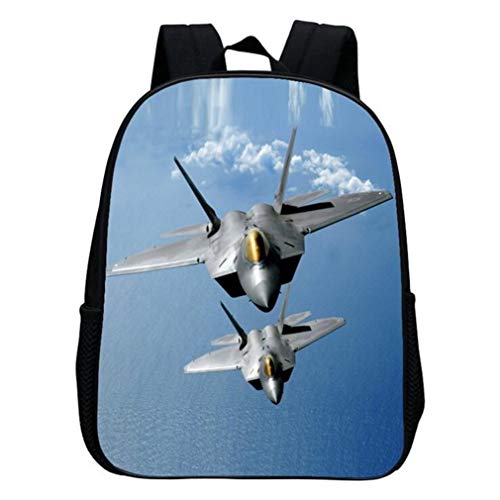 Preisvergleich Produktbild Schulrucksack für Grundschule Jungen Mädchen, Freizeit Unisex Aircraft Printing Schulrucksack Canvas Rucksack Laptop Buch Tasche Satchel Wandern Tasche,N602