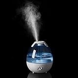 Luftbefeuchter Sparoma 3,5L Wassertank Raumbefeuchter aus anti bakteriell Material, Kalt Dampf Ultraschall-Befeuchter mit Aroma-Diffuser Funktion für Schlaf, Wohn, Baby und Kinderraum - 2