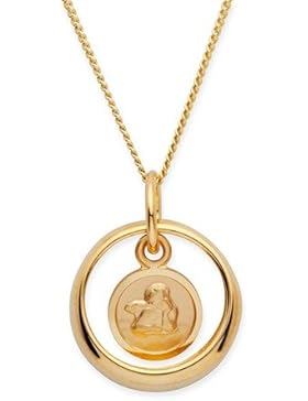 Unique 333er Gold Taufring Engel mit Kette KTR0003SLK