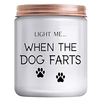 Dog Mom Gifts for Women, Funny Dog Lovers Gifts for Women, Dog Dad Gifts for Men, Dog Owner Gifts for Mothers Day, Thanksgiving, Christmas Day Or Birthday, Gifts for Friends Neighbors Lavender Candle