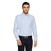 Diverse Men's Striped Regular Fit Cotton Formal Shirt