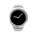 Produktbild Herzfrequenz überwachende Smartwatch, SUNUNITEC KW18 Fitness Watch unterstützt SIM und TF/SD Karten Telefonüberwachung, Schrittzhler, Schlafüberwachung, Handyfinder, Bluetooth unterstützt IOS und Android (Silver)