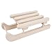 Produktbild Dadeldo Living & Lifestyle Schlitten Winterdeko Holz 20cm weiss
