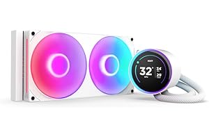 NZXT Kraken Elite 280 RGB - Refrigeración líquida CPU AIO 280mm - Radiador - Ventilador F280 RGB - Pantalla IPS LCD 2,72" personalizable - Intel LGA 1700/1200/115X/1851, AMD AM5/AM4 - Blanco