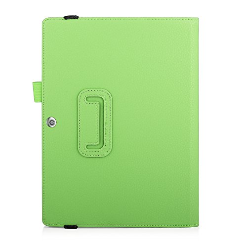 Lenovo Miix 320 hülle, IVSO hochwertiges PU Leder Etui hülle Tasche Case – mit Standfunktion, super 360° Anti-Wrestling, ist für Lenovo Miix 320 Tablet-PC perfekt geeignet (Für Lenovo Miix 320, Grün) - 5