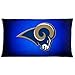 Produktbild Reißverschluss Polyester/Baumwolle St. Louis Rams weicher boden Kissen Fall Modern 20 x 36 (Zoll) 50 x 90 (cm)