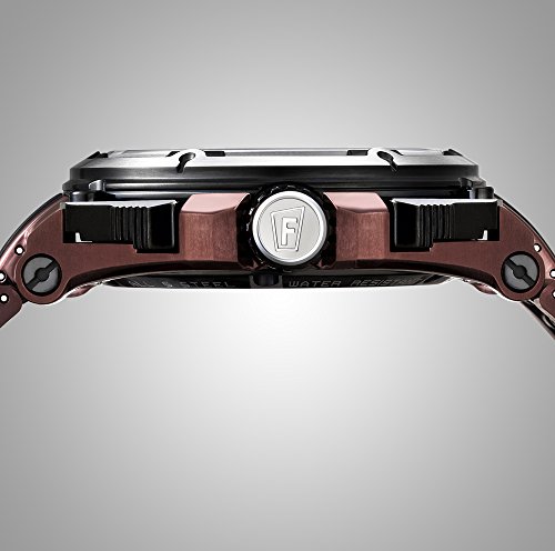 Festina Limited Edition Chrono Bike 2015 Men's Quartz Watch with Brown Dial Chronograph Display and Brown Stainless Steel Plated Bracelet F16883/1