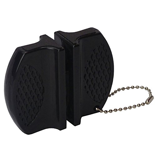 Premium Universal Messerblock Borsten-Einsatz + gratis Messerschärfer für sofort scharfe Messer | min. 6-8 Messer (Höhe 18cm / Ø 11cm) | geruchsfrei und spülmaschinenfest zur einfachen Reinigung | optimale Aufbewahrung durch spezielle Sternborsten - 4