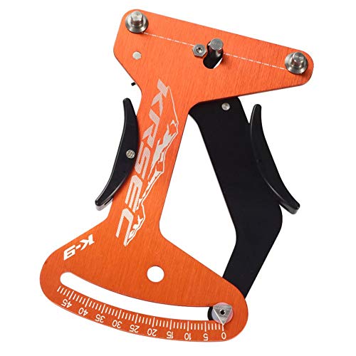 Preisvergleich Produktbild Dubleir Fahrrad-Speichen-Spannungsmessgerät, Rad-Spannungsmessgerät - Orange