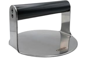 CRUASH SMASH TO CRUNCH Cruash Smasher Profesional de Acero Inoxidable para Smash Burgers, Prensa Hamburguesas, Smash Burger Smasher, Smasher hamburgesa, Aplastador de Hamburguesa