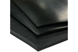T&P SUPPLIES Solid Neoprene Rubber Sheet, Gasket Material - Various Sizes - 3mm Thick (3mm Thick - 500mm x 500mm)