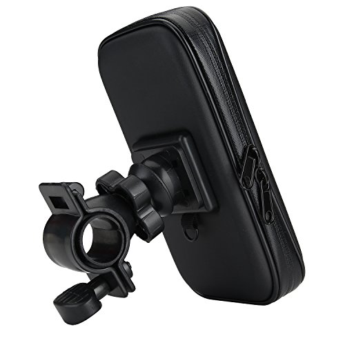 Fahrradhalterung, Wotek Fahrradhalterung universal mit Wasserdichter Tasche Fahrrad und Motorrad Halterung Halter fÃ¼r Handy Smartphone 4,5 Zoll - 5,0 Zoll wie z.B. iPhone 6 6s , Samsung Galaxy S5 Mini , Samsung Galaxy S4 (4.5