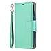 Produktbild NEXCURIO [Huawei P30 Pro] Hülle Leder, Handyhülle Tasche Leder Flip Case Brieftasche Etui mit Kartenfach Stoßfest Kratzfest Schutzhülle für Huawei P30Pro - NEBFE130300 Grün