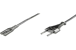 ‎DIGITUS DIGITUS Netz-Anschlusskabel - 1.2 m - Euro CEE 7/16 auf C7 - Stecker / Buchse - H03VVH2-F2G - 0.75 mm²