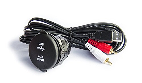 USB AUX Adapterkabel mit 2m Verlängerungskabel auf USB/Cinch - 4