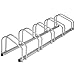 Produktbild TecTake Fahrradständer Fahrradparker für 5 Fahrräder Bike Fahrrad Ständer Rad außen | (LxBxH) 130 x 28,5 x 26 cm