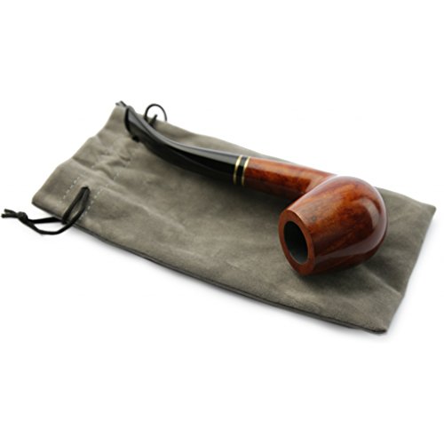 A.P. Donovan – Tabak-Pfeifen-Set aus Bruyereholz – Handarbeit – Farbton kann variieren (mit Pfeifen-Besteck), für 9mm Filter und Tabakgenießer – Huracán - 2