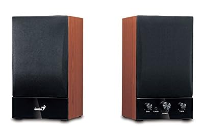 Genius Haut-Parleur SP-HF1250B 2.0 40W RMS en Bois