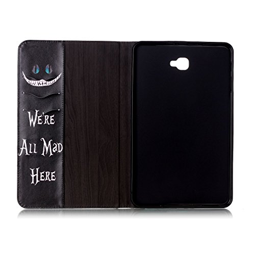 Romtronic Cute Colorful Flip Tasche PU Leder Abdeckung Stand Schutzhülle für Samsung Galaxy Tab A6 10.1 Pouces SM-T580 / SM-T585 + 1 x Schwarz Stylus (Design 10) - 4