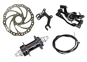 UDee Complete Set for Bicycle Front Disk Break Set, 5Pcs