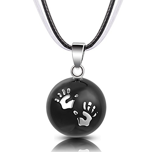 Baby Hands Pendentif avec 114 cm Long Collier Femme enceinte cadeau