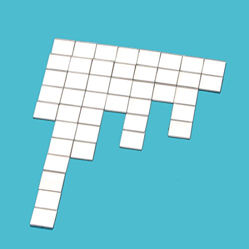 sourcingmap® 3D Wandaufkleber Mosaik-spiegel Wohnzimmer Kunst Aufkleber 2cmx2cm 100 teile - 3