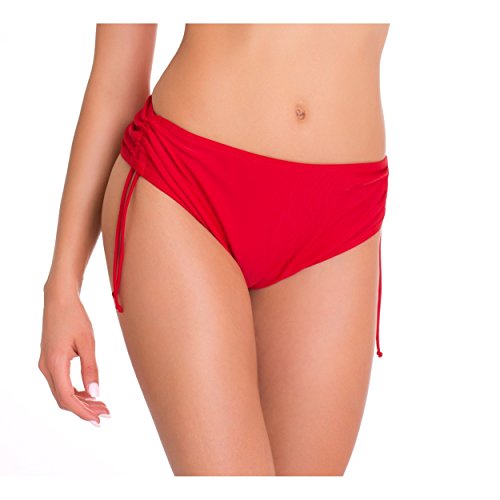 Damen Bügel Bikini 2-tlg. Set Schwarz Blau Rot Badekostüm Große Größen - 2