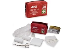 MOTO SPORT MONDO KIT PRONTO SOCCORSO MOTO SCOOTER GIVI S301 NORMA DIN 13167 SOCCORSO IMMEDIATO FIRST AID KIT
