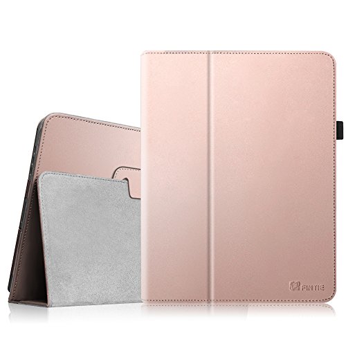 Fintie Apple iPad 1 Hülle Case Schutzhülle Etui Tasche - Folio Slim Fit Ständer Kunstleder Smart Cover mit Stylus Loop für iPad 1st Generation, Roségold
