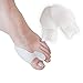1 Pair Big Toe Protectors For Bunions Treatment Bunion Gel Toe Separators, Spacers, Hallux Valgus Straightener and Spreader