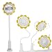 Produktbild elecfan USB Clip Ventilator Leise, Cute Sunflower Mini Ventilator Fan mit Beliebige Rotation Funktion für den Schreibtisch, Kinderwagen, Rollstuhl, Schlafzimmer, Camping - Gelb