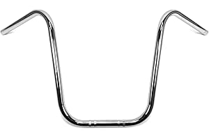 WESTLAND CUSTOMS 7/8 Inch (22 mm) Handlebar Universal Ape Hanger 38 cm Chrome-Plated