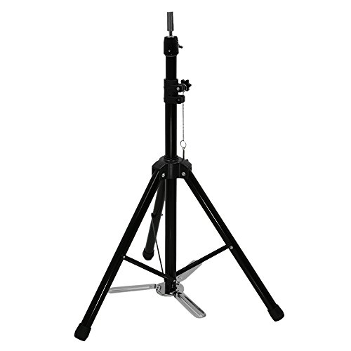 Anself Hairdressing Tripod Hair Wig Training Head Mold Holder Stand