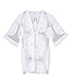 Produktbild TOSH Damen Strandtunika im Boho Stil: Transparenter Sommer Cardigan mit elegantem Spitzendesign, Sommerbluse, Kimono, Strandbluse, weiß (M/L) (757-008)