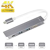 【als Nintendo Switch Dock】Unterstützt Nintendo Switch Neueste Version! mit 4K@30Hz HDMI Auflösung, USB C Dongle kann Ihr riesiges Original Nintendo Switch Dock ersetzen.Genießen Sie die UHD-Spiele im TV-Modus. Hinweis: Adapter arbeitet mit dem Nintendo Switch und benötigt eine externe Stromversorgung (Switch benötigt mindestens 30 W Ausgangsleistung). Für Ihr Spielerlebnis empfehlen wir Ihnen, dass Sie am Besten den Original-A / C-Adapter