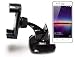 Produktbild kompakte Halterung Windschutzscheibe / Armaturenbrett für Huawei Y3 II Dual-SIM, schwarz | Autohalterung KFZ Halter Scheiben-Halterung Armaturenbrett-Halter - K-S-Trade (TM)
