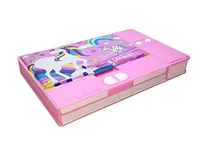 SHOPAHOLIC Jumbo Pencil Box for Birthday Return Gifts for Kids (Unicorn (Pink))