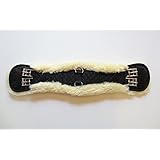 Weicher Sattelgurt mit Lammfell - gerade Anatomisch, Kurzgurt