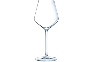 CRISTAL D'ARQUES ECLAT N4311 6 Verres à Pied Universel 38 cl-Ultime, 0.38 liters, Transparent