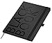 Produktbild Geiger-Notes - Black-Book, Notizbuch A4, 192 Seiten kariert, Hardcover schwarz mit runden Ecken, schwarze Prägung, Farbschnitt, Stifthalter