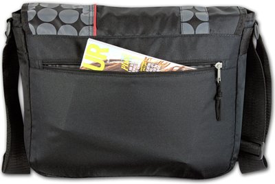 DANIEL RAY Umhängetasche MAHINA Schultertasche Damen Laptop Tasche Notebook Messenger Schwarz - 4